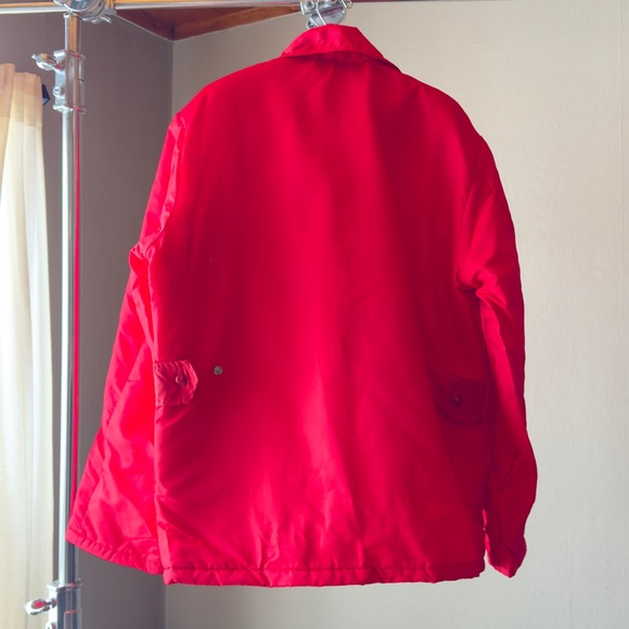 Vintage Red Quilted Jacket - Picture 6 of 13